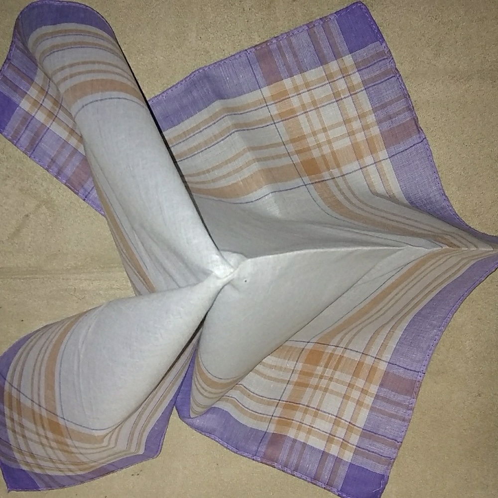 5 Mens Handkerchiefs! "The Dapper Choice!" Plaid - Picture 8 of 10